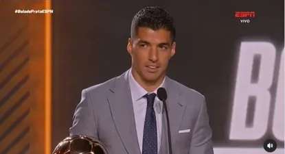 Luis Suárez premiado en Brasil