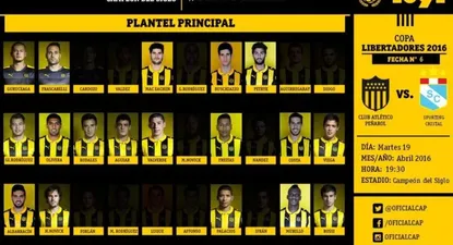 Estos son los concentrados de Peñarol ante Sporting Cristal