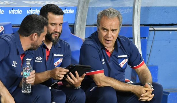 Esteban Conde, Mauricio Victorino y Martín Lasarte
