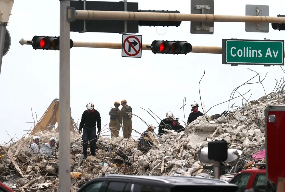 El edificio Champlain Towers South se derrumó el 24 de junio