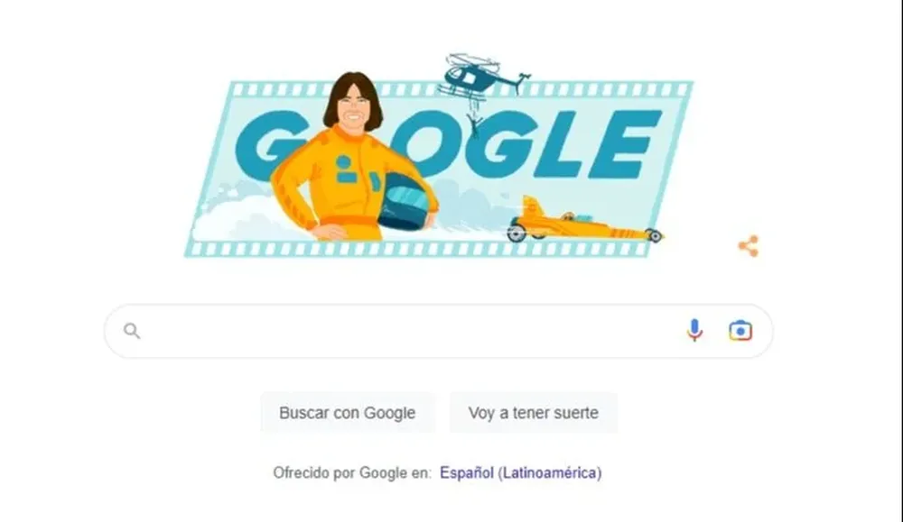 El doodle de Google en homenaje a Kitty ONeil