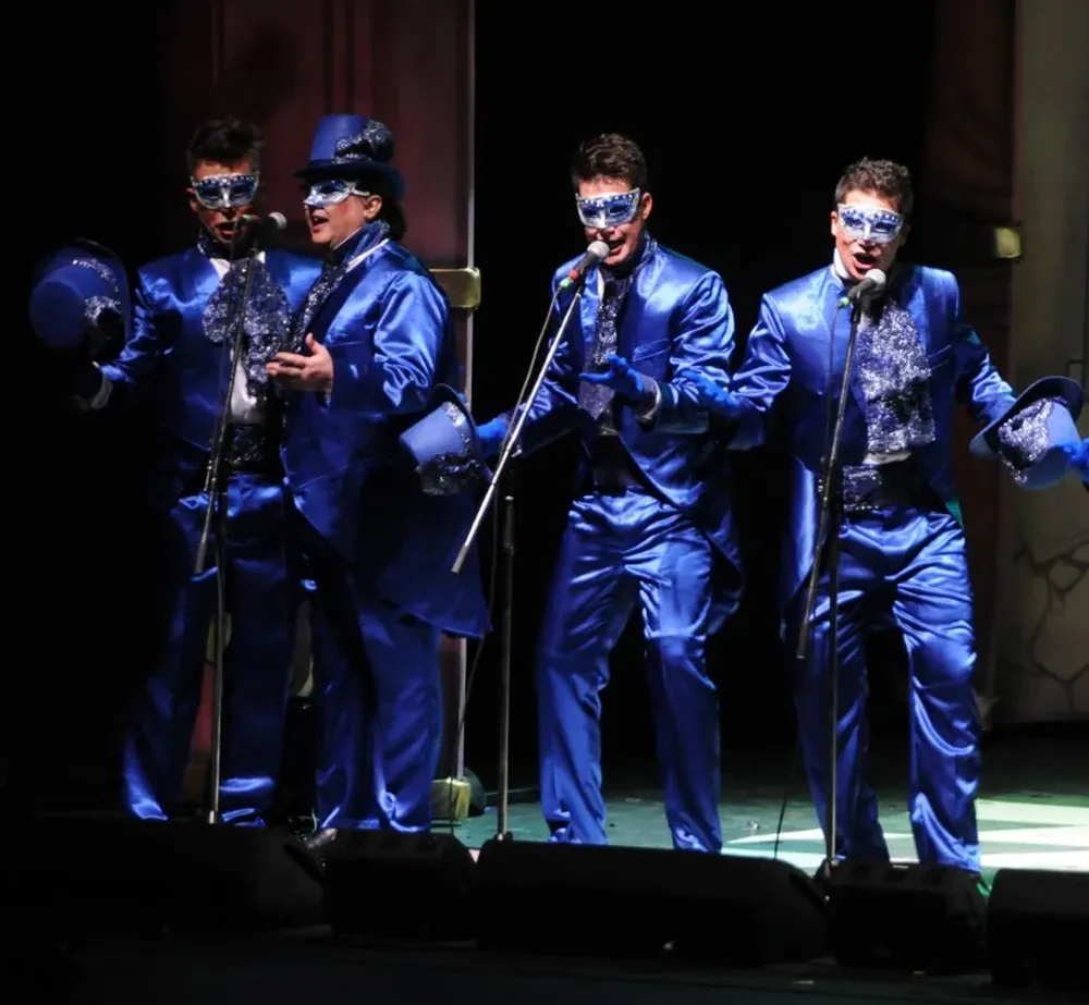 Momosapiens durante una de sus actuaciones en carnavales anteriores.