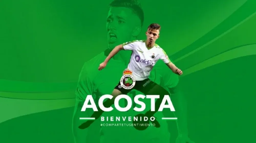 Racing le da la bienvenida a Franco Acosta