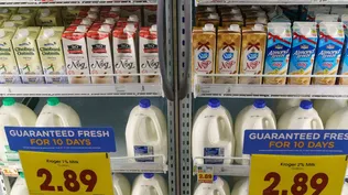 Góndola de supermercado en Atlanta, Georgia.