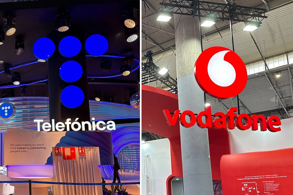 Telefónica y Vodafone venden el 40% de su empresa de fibra a AXA IM.