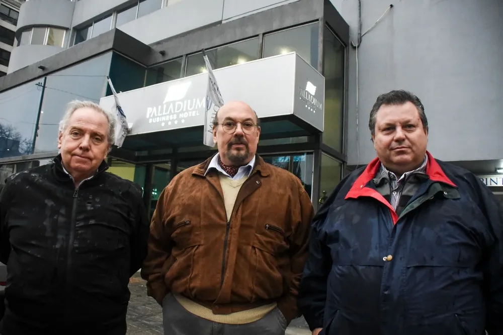 Carlos Fraschini, Guillermo Cabrera y Sergio Lamorte.