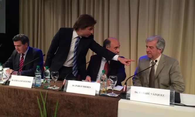 Reunión reservada entre Vázquez y Lacalle Pou: pompitas de jabón de por medio