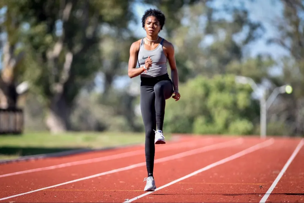 Déborah Rodríguez en la Pista del Prado