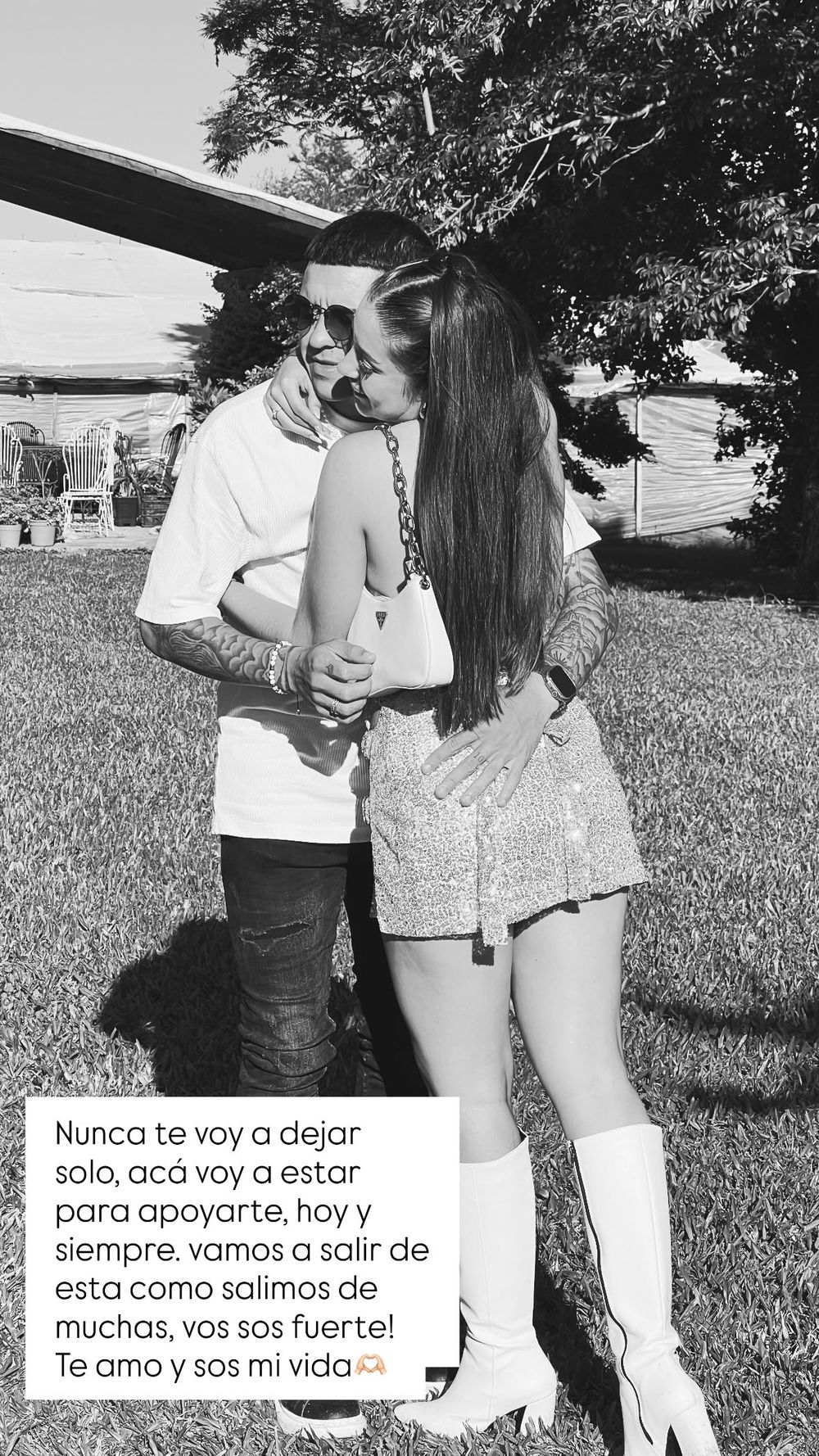 Mensaje de Sof&iacute;a Costa para Diego Garc&iacute;a