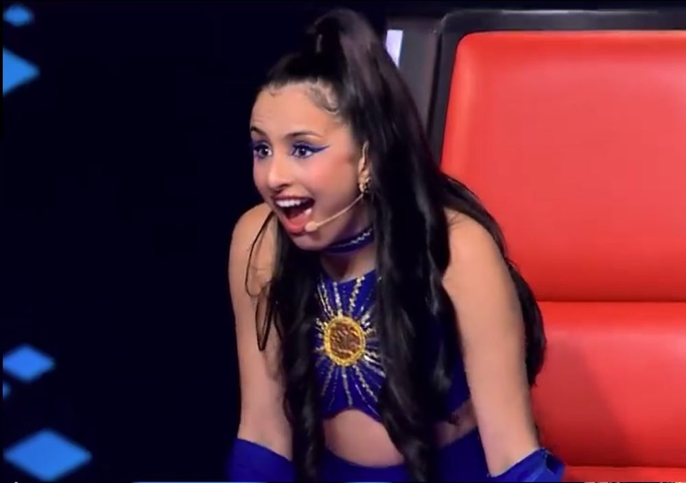 Luana Persíncula, coach de La Voz de Canal 10