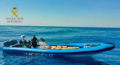 La narcolancha embistió a los dos guardias civiles causándoles la muerte.