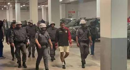 Sebastián Avellino fue detenido en el estadio