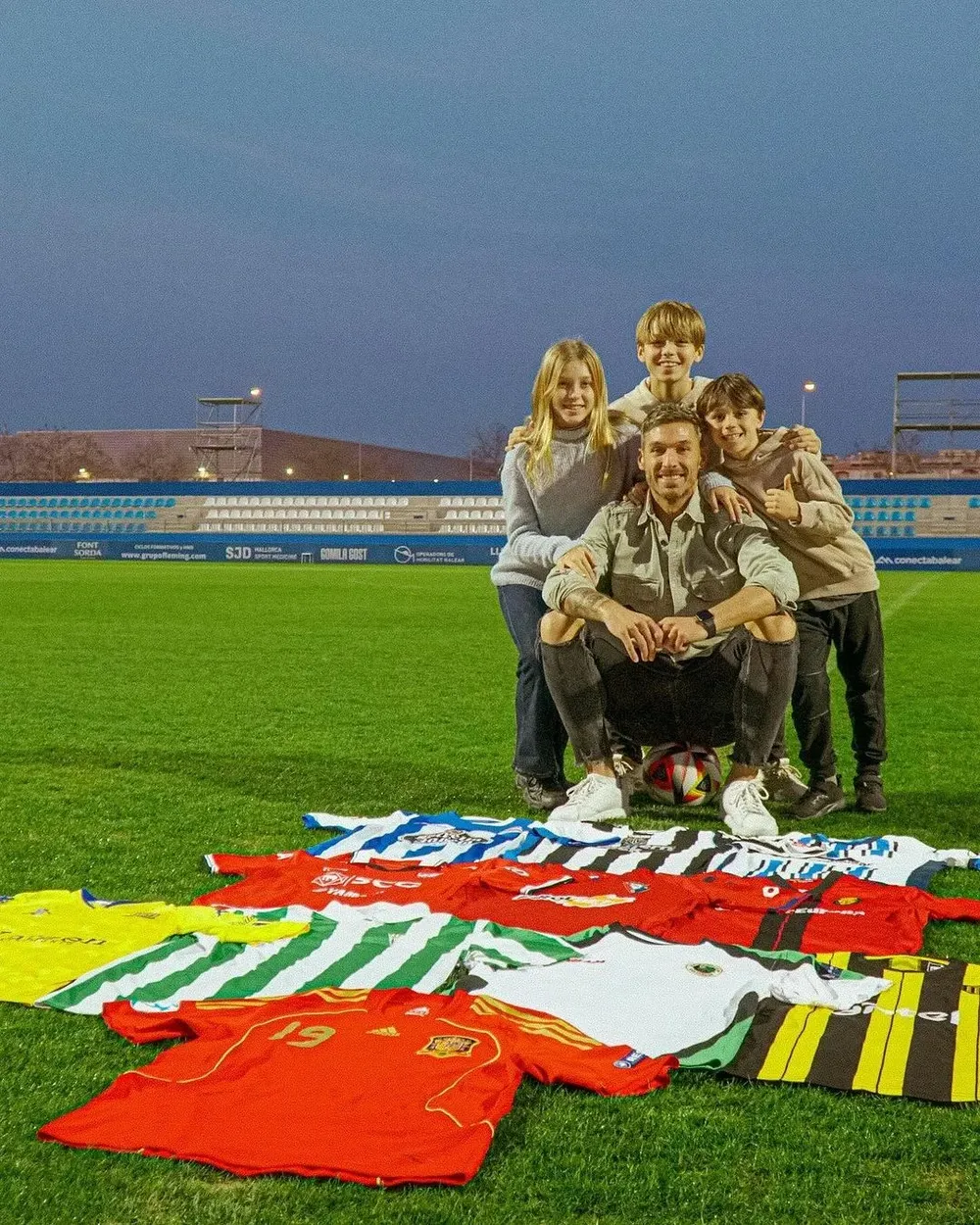 La foto que subió Xisco para anunciar su retiro