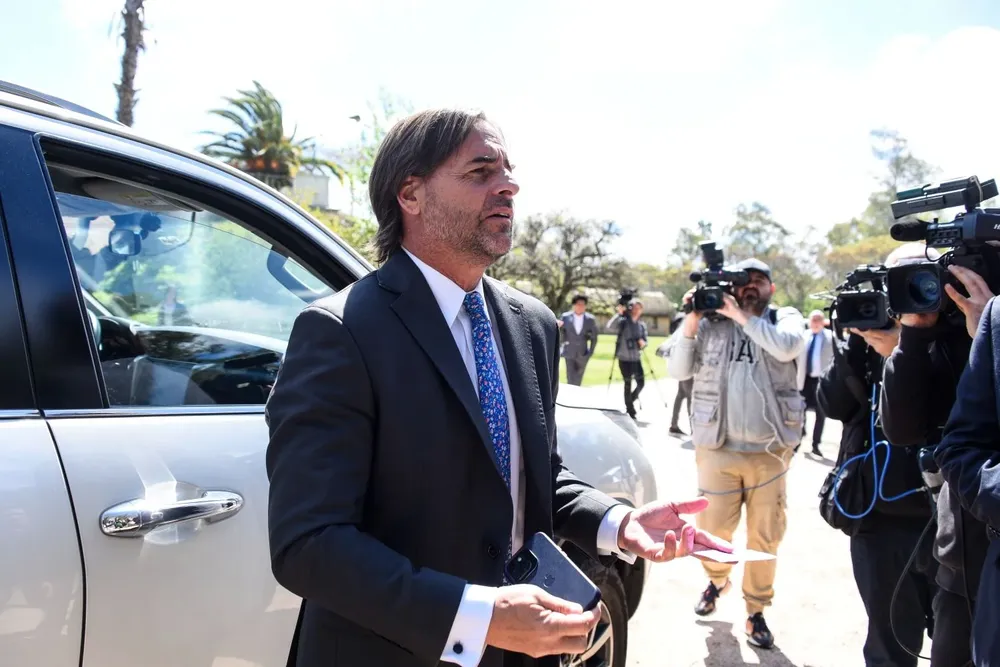 Lacalle Pou, se reunió con los mandatarios de Ecuador y Ucrania.