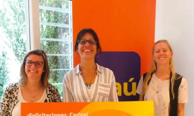 Victoria Balliva Alberti (escribana), Carina longo (ganadora), Lucía Fynn de Redes Sociales Itaú