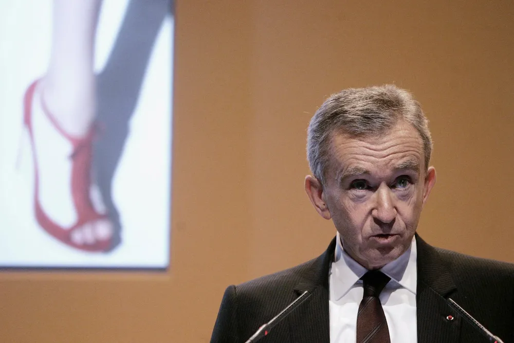 Bernard Arnault, presidente de Louis Vuitton Moët Hennessy es el hombre más rico de Francia