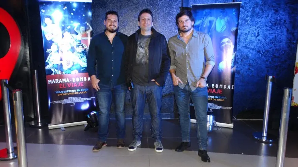 Gonzalo Lamela, Federico Lemos y Luis Ara