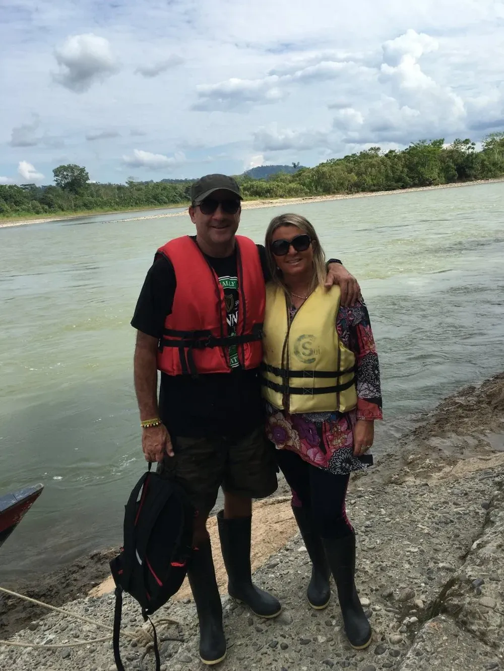 Eduardo Favaro junto a su esposa Soledad
