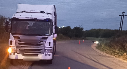 accidente fatal en soriano: una persona fallecio tras choque entre camion y moto en ruta 95