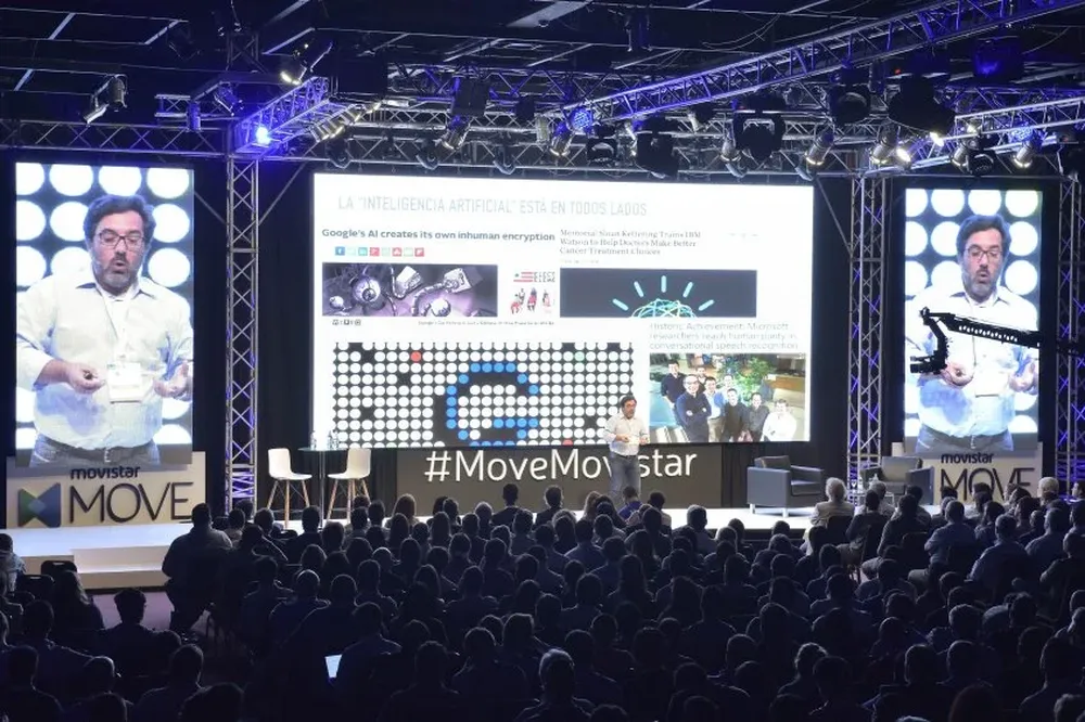 Mariano Amartino durante la última edición de Move realizada en el LATU