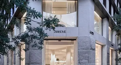 La fachada de la remodelada sede de Zara Home en Madrid