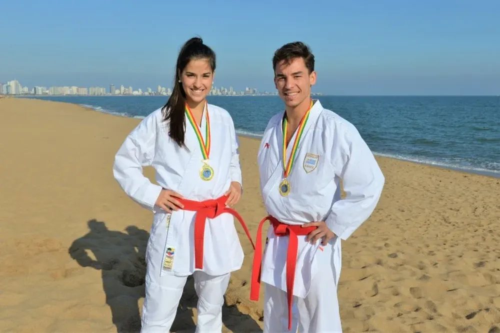 Maximiliano Larrosa en una foto de archivo junto a Magdalena Castillo