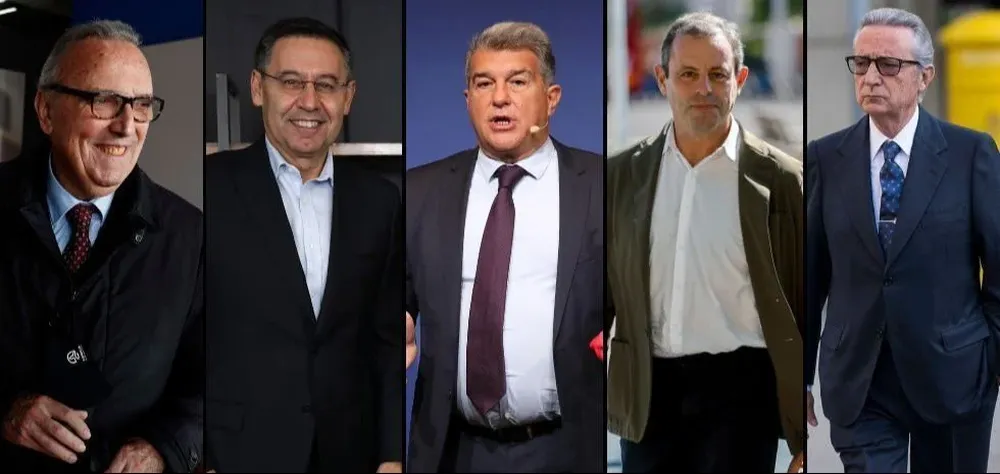 Los cinco presidentes involucrados.