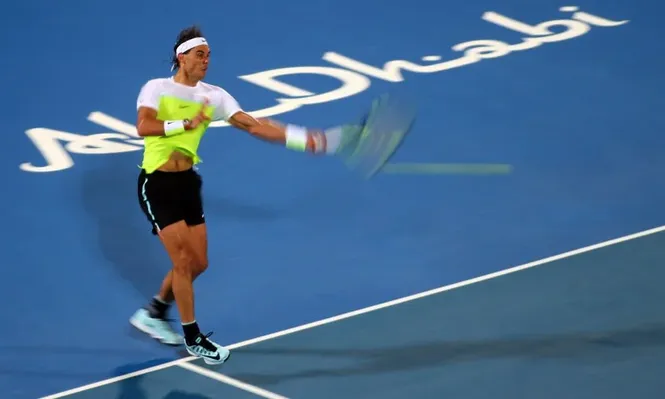 Rafa Nadal finalista en Abu Dabi