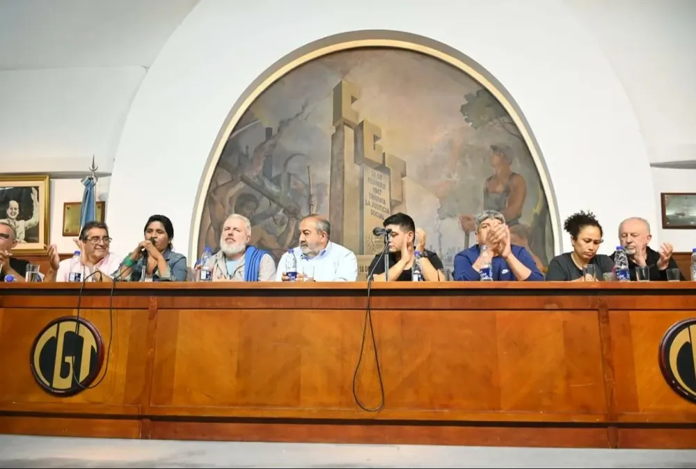 El acto de la CGT y la UTEP