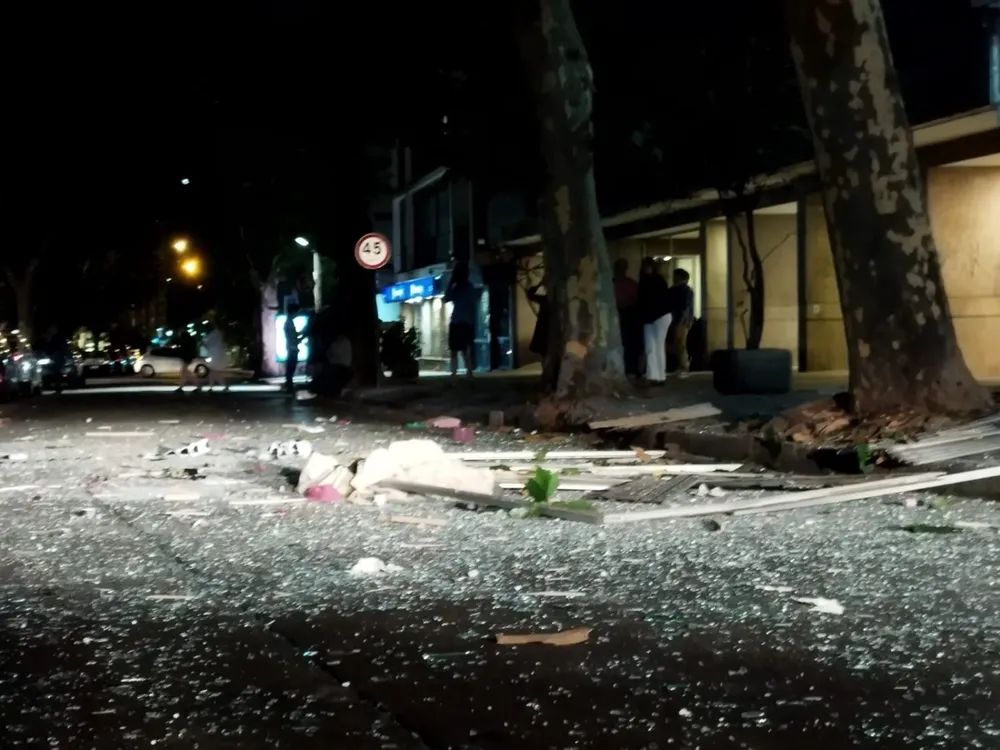 Explosión en un edificio de Pocitos