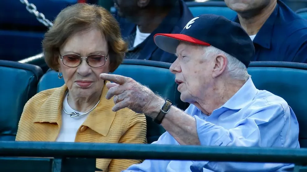 El expresidente Jimmy Carter y su esposa Rosalynn Carter en Atlanta, Georgia, el 30 de septiembre de 2018.