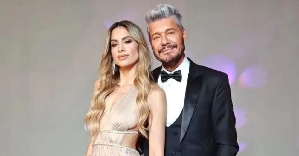 Marcelo Tinelli y Milett Figueroa