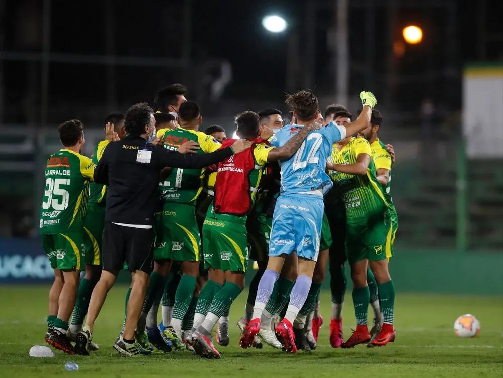 El festejo de Defensa y Justicia ante Coquimbo
