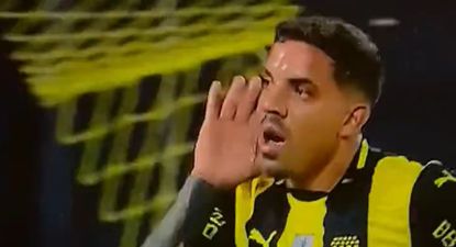 David Terans explicó para quién fue el gesto en el festejo de su gol con Peñarol