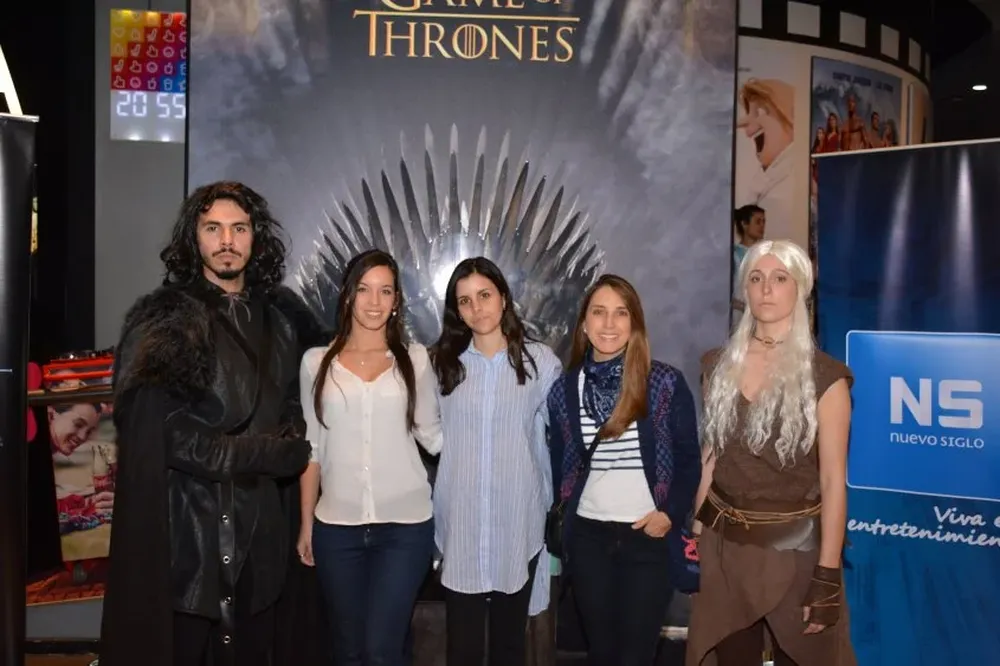 Natalia Cirelli, Agustina Rojas y Valeria Alvarez