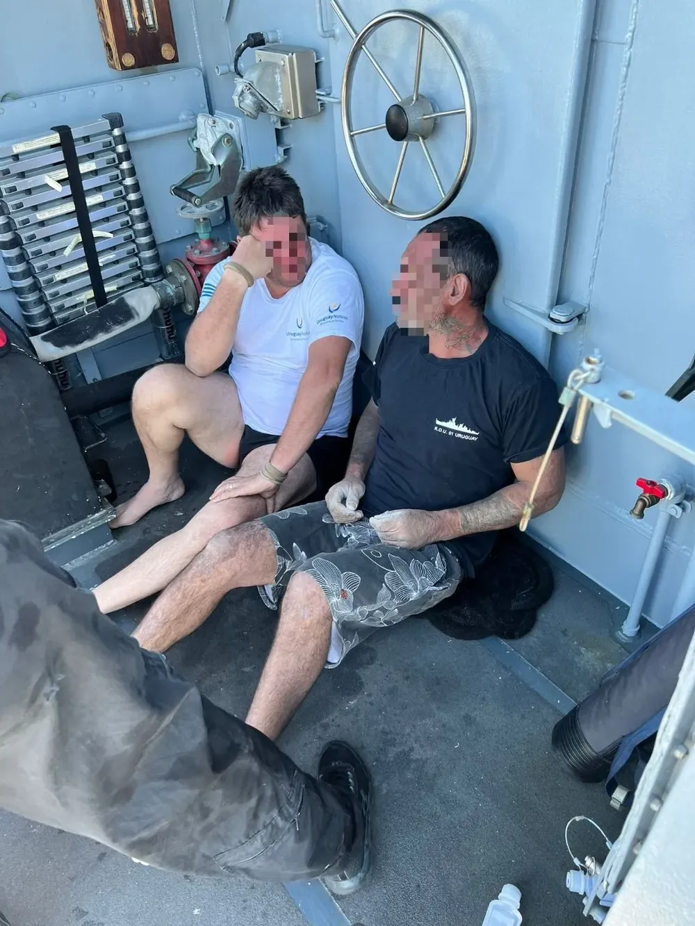 Los pescadores fueron encontrados esta tarde