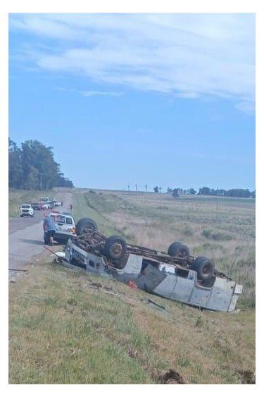 Motorhome volcó en Florida