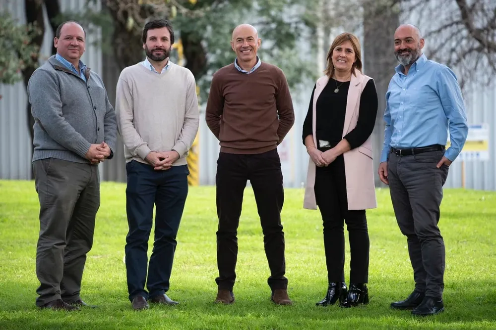 Leandro Pedetti, Gerente de Planta; Dario Miguez, Gerente División Hormigón; Federico Gutiérrez, Director General de Operaciones; Maria Elena Stirling, Gerenta de Administración; Gonzalo Otheguy, Gerente Comercial.