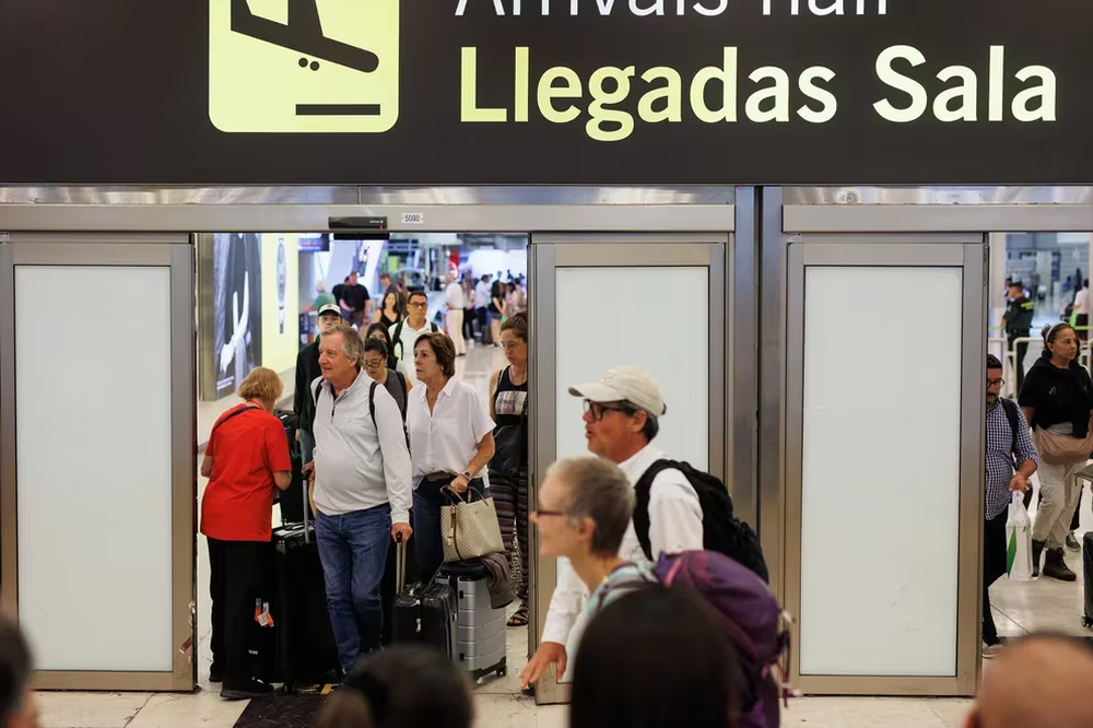 El aeropuerto Adolfo Suárez Madrid-Barajas fue el que más llegadas recibió en julio, con 2,2 millones de arribos