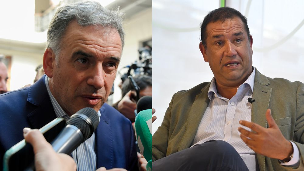 El presidente Yamandú Orsi y el senador Sebastián Da Silva