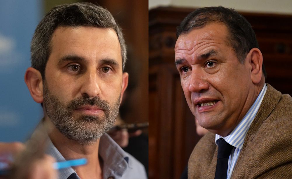 Daniel Caggiani y Sebastián Da Silva