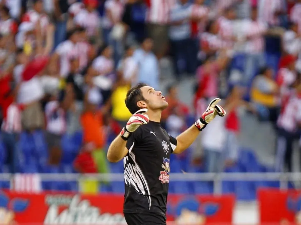 Sebastián Viera, golero, capitán e ídolo de Junior de Barranquilla.