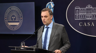 Manuel Adorni participó en la comunicación oficial del Plan de Reparación Histórica