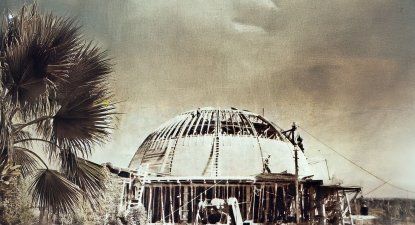 El Observador | Foto del Planetario de Montevideo durante su construcción