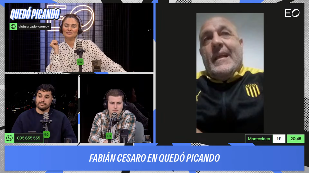 Fabián Césaro en Quedó Picando