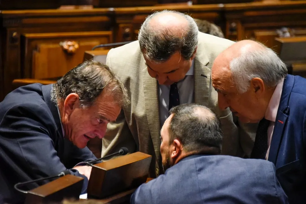 Archivo. Cabildo Abierto durante las negociaciones por la reforma jubilatoria