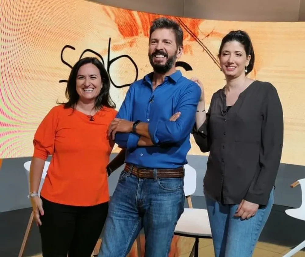 Daniela Hirschfeld, Gustavo Villa y Alexandra Perrone.
