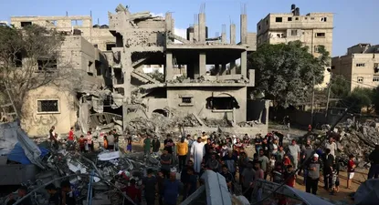 La aviación israelí bombardeó nuevamente la Franja de Gaza tras haber anunciado que es inminente una incursión terrestre.