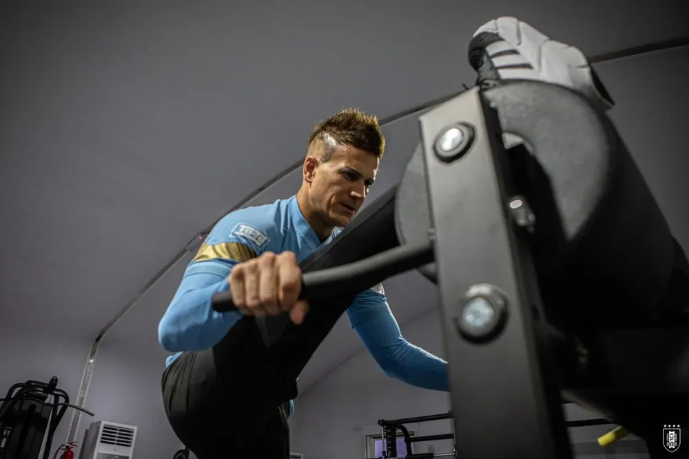 Sebastián Sosa con Uruguay