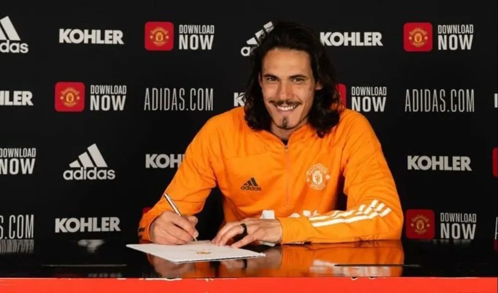 Cavani prolongó su estadía en Manchester hasta junio de 2022